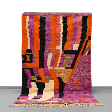 Moroccan Vintage Rug 5.6 x 8.9 feet / 172 x 271 cm - Ettilux Home